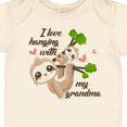 thumbnail image 4 of Inktastic Hanging with My Grandma Boys or Girls Baby Bodysuit, 4 of 5