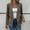 Brown, variant on Black**Friday on Sale ChaoHeng Womens Coats Outerwear Winter Women's Textured Tweed Jacket,Open Front Lapel Coat with Pocket Detail