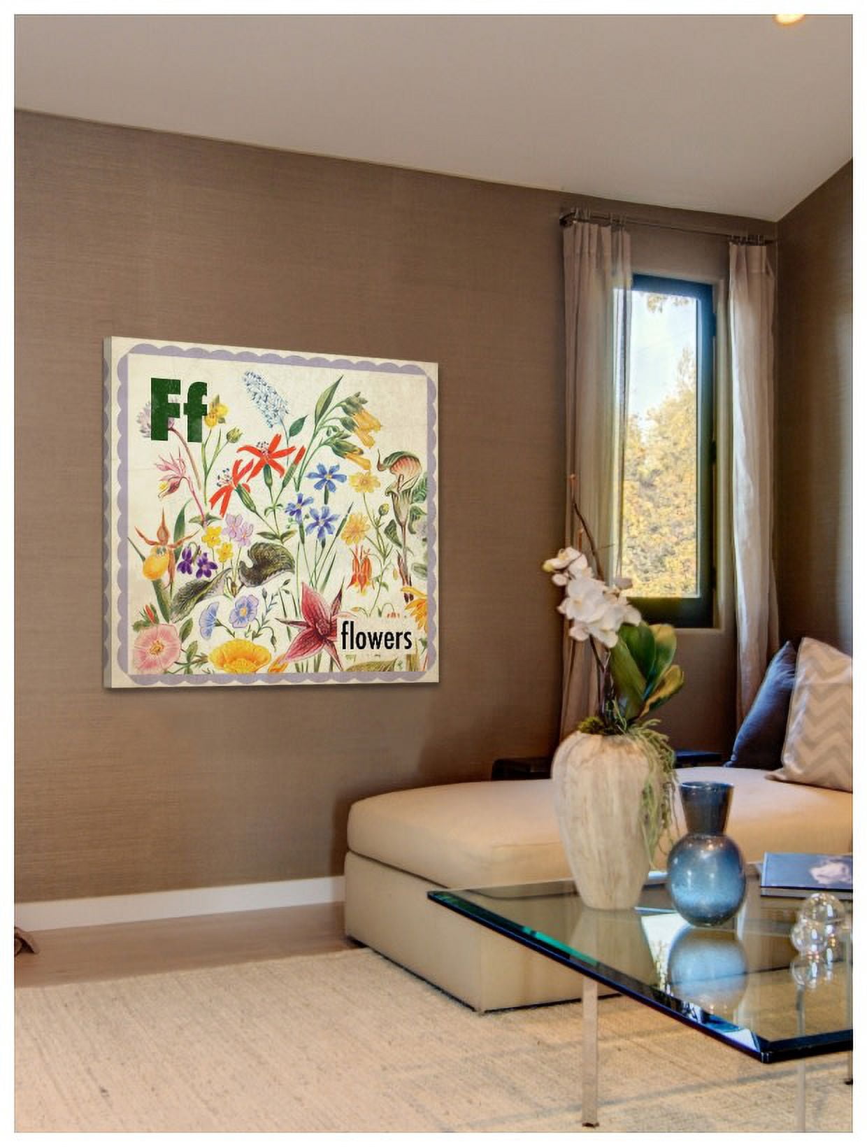 Marmont Hill "Flowers" by Curtis Painting Print on Canvas