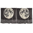 thumbnail image 7 of Yayeee Kitchen Curtains Tier Set of 2 Light Filtering 57"x36" Over Sink Window Panels, Beige Moon, 7 of 7