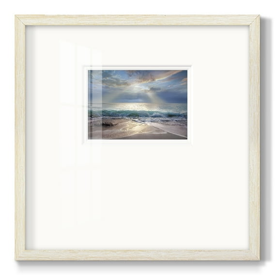 Aqua Blue MorningPremium Framed Print