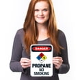 thumbnail image 4 of Propane No Smoking Sign, OSHA Danger Sign,, 4 of 8