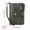 Green, variant on COM1950s Women's Rfid Blocking Trifold Wallet, Vintage Pu Leather Short Wallet for Women, Large Capacity Coin Purse with Detachable Wrist Strap