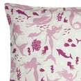 thumbnail image 3 of Pretty in Pink Mermaid Decorative Pillow 18x18, 3 of 3