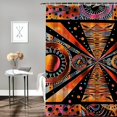 thumbnail image 2 of Orinice Psychedelic Art Bathroom Decor Set with Hooks, Colorful Luxury Graphic Print Polyester Fabric Shower Curtain, 100% Waterproof for Bathroom Decoration, Shower Curtain Set 36x72, 2 of 7
