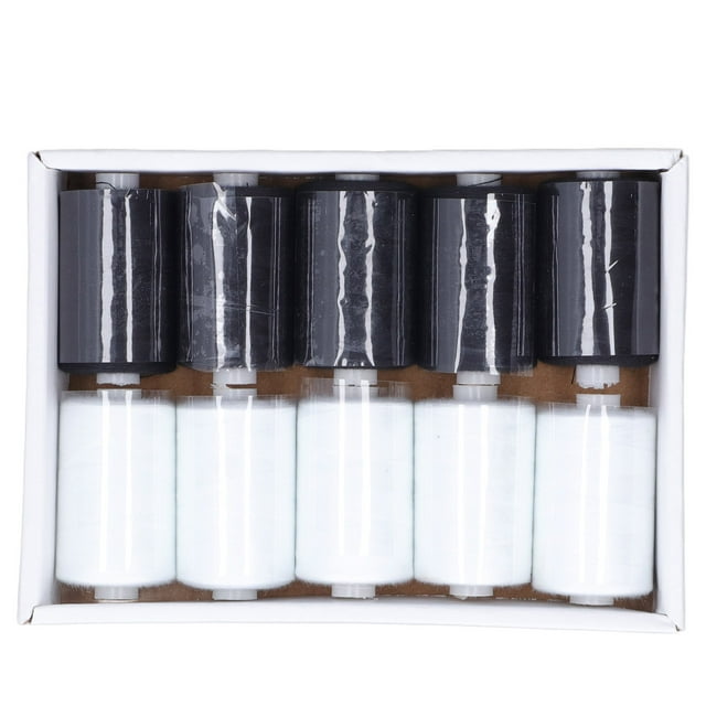 10Pcs Sewing Thread Beautiful Practical High Strength Good Toughness Black White DIY Sewing Thread for Household