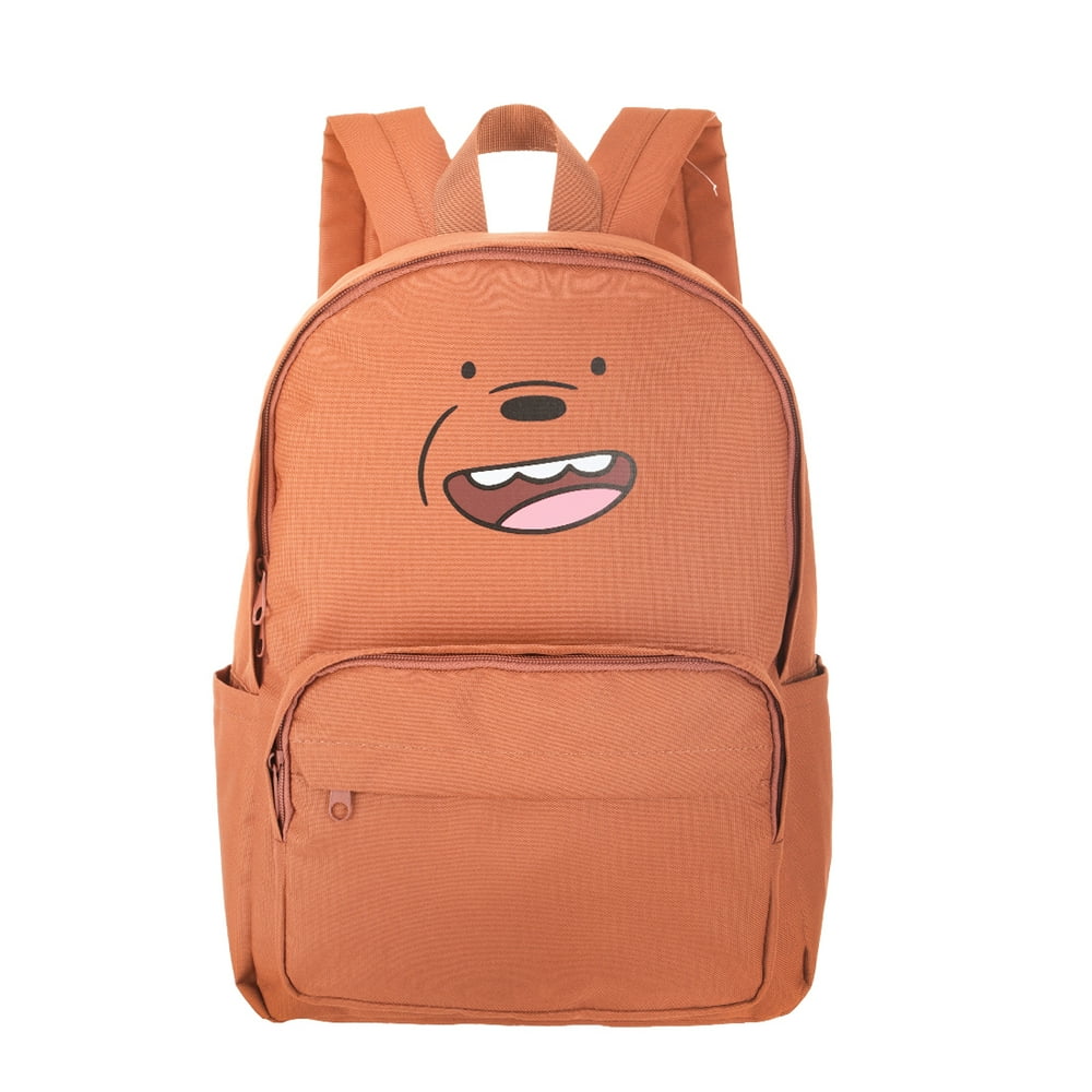 Miniso MINISO We Bare Bears Backpack for Girls Women, Cute Shoulder