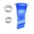 thumbnail image 2 of Núcleo de silicona para drenaje a prueba de olores Núcleo de drenaje a prueba de olores Anillo de sellado para tapón de drenaje a prueba de olores Núcleo de drenaje de piso de silicona azul, 2 of 5