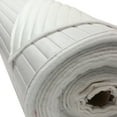 thumbnail image 3 of Pleated Marine Vinyl Upholstery Fabric  Bright White SAMPLE 3" x 3" Boat Auto, 3 of 6