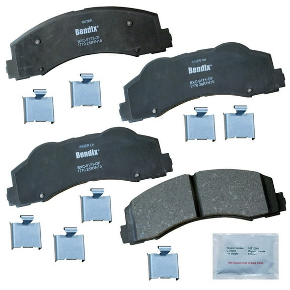 Disc Brake Pad Set Fits select: 2010-2017 FORD F150, 2010-2017 FORD EXPEDITION