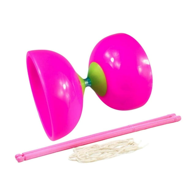 Diabolo-Juego de chinos Hugo conjunto de Diábolo chino Rosa