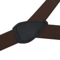 thumbnail image 3 of Buyless Fashion Adjustable 2 Pack Suspenders for Kids Toddlers Baby Elastic Solid Color 1 Inch - Y Back Design - 5102-2-Brown-22, 3 of 7