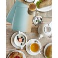 thumbnail image 4 of Teal Yellow Ombre Kitchen Dish Towels for Drying Dishes Set of 2, Farmhouse Modern Gradient Art Waffle Weave Microfiber Hand Tea Bathroom Towels Quick Dry & Absorbent Towel 15.7x23.6, 4 of 7