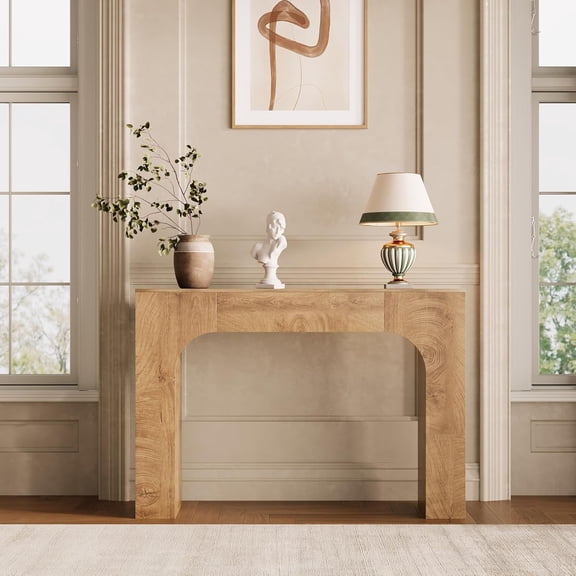 47 Inch Long Console Table for Entryway,Slim Narrow Entrance Tables,Foyer Accent,Hallway Table,Farmhouse Wood Sofa Table Behind Couch for Entrance,Hallway,Living Room, Foyer,Rustic Brown