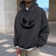 thumbnail image 1 of Sudadera con capucha para mujer, estampada, cuello redondo, manga larga, sudadera con capucha, camiseta, blusa, blusa de poliéster para hombre, 1 of 5