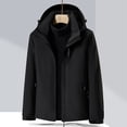 thumbnail image 2 of Entyinea Men’s Motorcycle Jackets Fall Winter Rib Varsity Lightweight Coat Black 5XL, 2 of 4