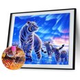 thumbnail image 2 of Tigre Animal DIY 5D diamante bordado pintura punto de cruz artesanía hogar Dec Likrtyny decoración de arte, 2 of 9