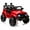 Red, variant on Juibresa 12 Volt Powered Ride-On Truck Car for Kids,Electric Vehicles with Remote Control, Spring Suspension,Led Lights, Music,3 Speeds,Ideal Gift for Child