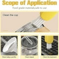 thumbnail image 5 of Sltwyw 3-in-1 Cup Cleaning Brush Set - Straw & Lid Scrubber with Nylon Bristles, Portable Bottle Crevice Cleaner for Dishwasher-Safe Items, 5 of 8