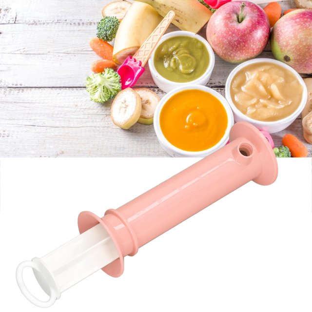 Relleno de puré de Frutas Reutilizable Relleno de Bolsas de Alimentos para Bebés Relleno de puré de Frutas de Plástico de Color Puro Herramienta de Alimentación ANGGREK Otros