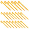 thumbnail image 1 of 24 piezas de herramientas de camping resistentes, estacas de césped artificial para exteriores, carpas, clavos de tierra de plástico ABS, 1 of 6