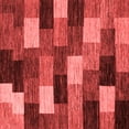 thumbnail image 1 of Ahgly Company Indoor Square Abstract Red Modern Area Rugs, 7' Square, 1 of 4