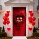 thumbnail image 4 of Cortina de Puerta de San Valentín de 35 X 72 Pulgadas, Decoración de Puerta y Pared para San Valentín, Festival, Fiesta, 4 of 6