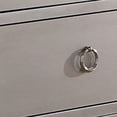 thumbnail image 4 of HomeRoots 486000 57 in. Manufactured Wood Seven Drawer Triple Dresser, Platinum, 4 of 7