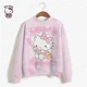 thumbnail image 2 of Sudadera con capucha de otoño HELLO KITTY, sudadera de gran tamaño para mujer, jerséis Harajuku, moda coreana, tops de manga larga a juego, ropa de calle, 2 of 5