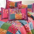 thumbnail image 2 of CHARRYARN Twin Comforter Set-Red Lightweight Patchwork-Spring and Summer Bedspread-Super Soft Quilt （1 Quilt 68*90 , 1 Pillow Shams, Red）, 2 of 7