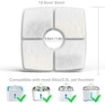 thumbnail image 2 of SAMANIJA 2.5 L Cotton Cat Water Fountain Set with 8 Replacement Filters, 2 of 10