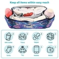 thumbnail image 4 of DIXRUYEE Stroller Organizer Cosmic Leopard Twins Printed, 4 of 7
