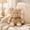 185#Beige, variant on Plush Stuffed Elephant Toy Soft Cuddly Sitting Animal Doll Home Decor Bedroom Desk Shelf Display Gift for Living Room Office Nursery Decor Travel Companion Decorative Plush Collection