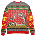 thumbnail image 3 of Lotusprinthandmade Deer Hunting Bass Fishing Multicolor Print Crew-neck Sweatshirt 3D (Made in Vietnam) S-5XL (XL), 3 of 5