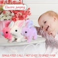thumbnail image 6 of 6.89Inch Bunny Interactive Electronic Pet Plush with Sounds and Movements Animated Walking Wiggle Ears Twitch Nose, Perfect Christmas Birthday Easter Gifts, Easter Basket Stuffers, 6 of 6