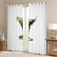 thumbnail image 2 of Manfei 3D Fashion Goblet Print Blackout Curtains,Modern Minimalist Theme Curtains Pack of 2 (42x84 Each), 2 of 6