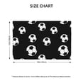 thumbnail image 2 of Placemats Set of 4 / 6, Cute soccer balls black Placemats for Dining Table Indoor/Outdoors Heat Resistant Washable Placemats 18" x 12", 2 of 8
