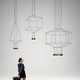 thumbnail image 2 of Post Modern Creative Stairway Led Chandeliers Black Acrylic G9 Living Room Staircase Pendant Simple Line Design Interior Lamps My Lux Decor Round, 2 of 18