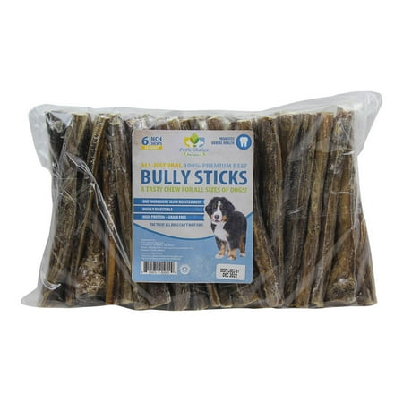 Premium All Natural Dog Pizzle Chews 6" 50 Pack