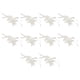 thumbnail image 3 of 10 unids Navidad decorativo colgante árbol árbol colgante colgante ornamento blanco, 3 of 5