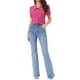 thumbnail image 2 of BLUSA CHIC para Mujeres con Cuello Peter Pan, Manga Corta Abullonada, Camisa Retro XL Color Rosa Fucsia, 2 of 6
