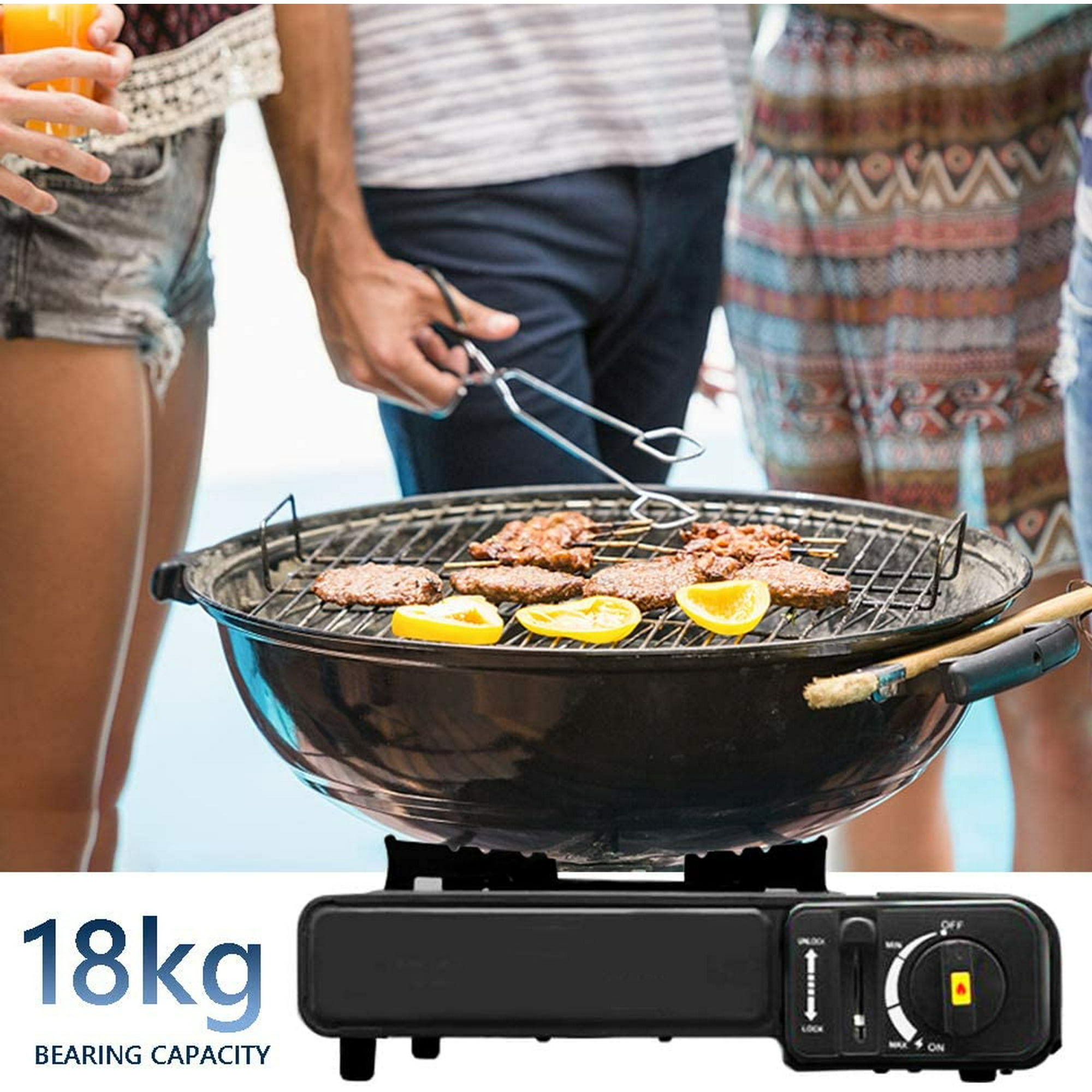YOYTOO 1 Burner Portable Butane Camping Stove Outdoor Indoor Gas Stove for Cooking
