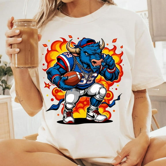 American Football Team T-Shirt, Unisex Bufalo Football Game Day Shirt