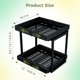 thumbnail image 3 of Organizador de gabinete extensible con cajón deslizante de 2 niveles para gabinetes de cocina, estantes deslizantes para encimera de cocina, baño, 3 of 4