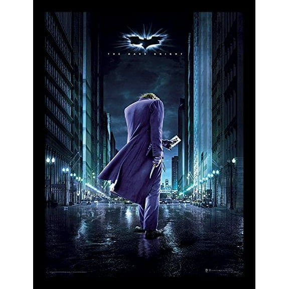 DC Comics The Dark Knight 30 X 40 cm "Joker City" Framed Print