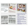 thumbnail image 4 of Badger Basket Combo Bin Wood Toy Storage Organizer with Three Baskets 8.6 Cu ft.- White/Gray, 4 of 9