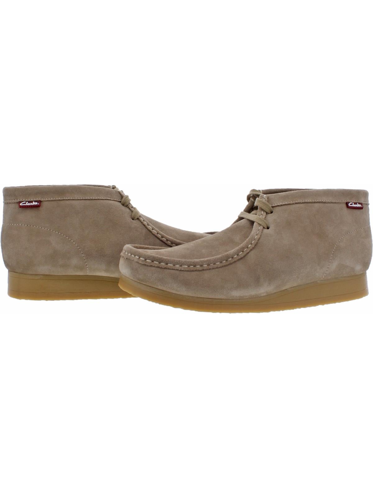 clarks stinson hi sand suede