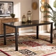 thumbnail image 4 of Bowery Hill Contemporary Chocolate Finished Rectangular Wood Dining Table, 4 of 6