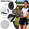 thumbnail image 6 of SEANATIVE Golf Cart Seat Covers for 2 Person Seats, Dust-proof Golf Cart Seat Blanket with 4 Pockets for EZGO Club Car Decor Accessories, Horse Camo Hunting Forest, 6 of 7