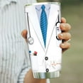 thumbnail image 6 of Doctor Gifts for Women, Men Tumbler, Doctor Nutrition Facts, Phd Doctor Graducation Appreciation Gifts, New Doctor Thanksgiving Christmas Gifts, Travel Coffee Mug 20oz, 6 of 6
